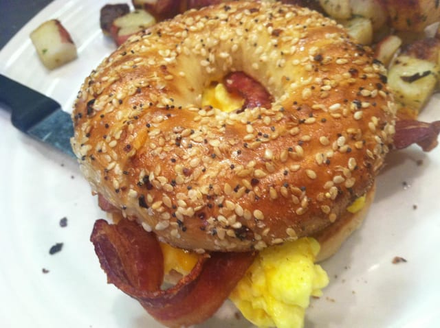 Breakfast Croissant.