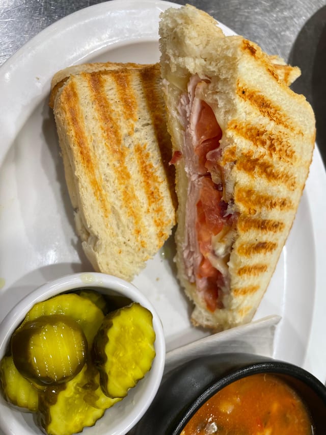 Turkey Club Panini.